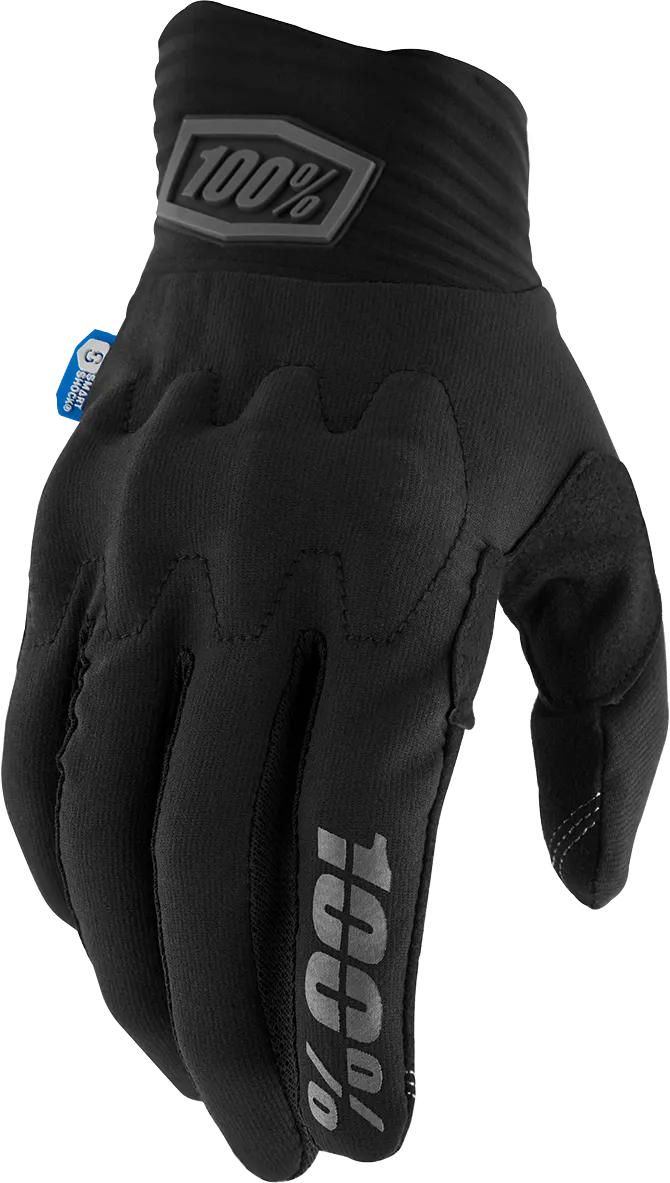 100% Cognito Smart Shock Gloves - Black - XL 10014-00033