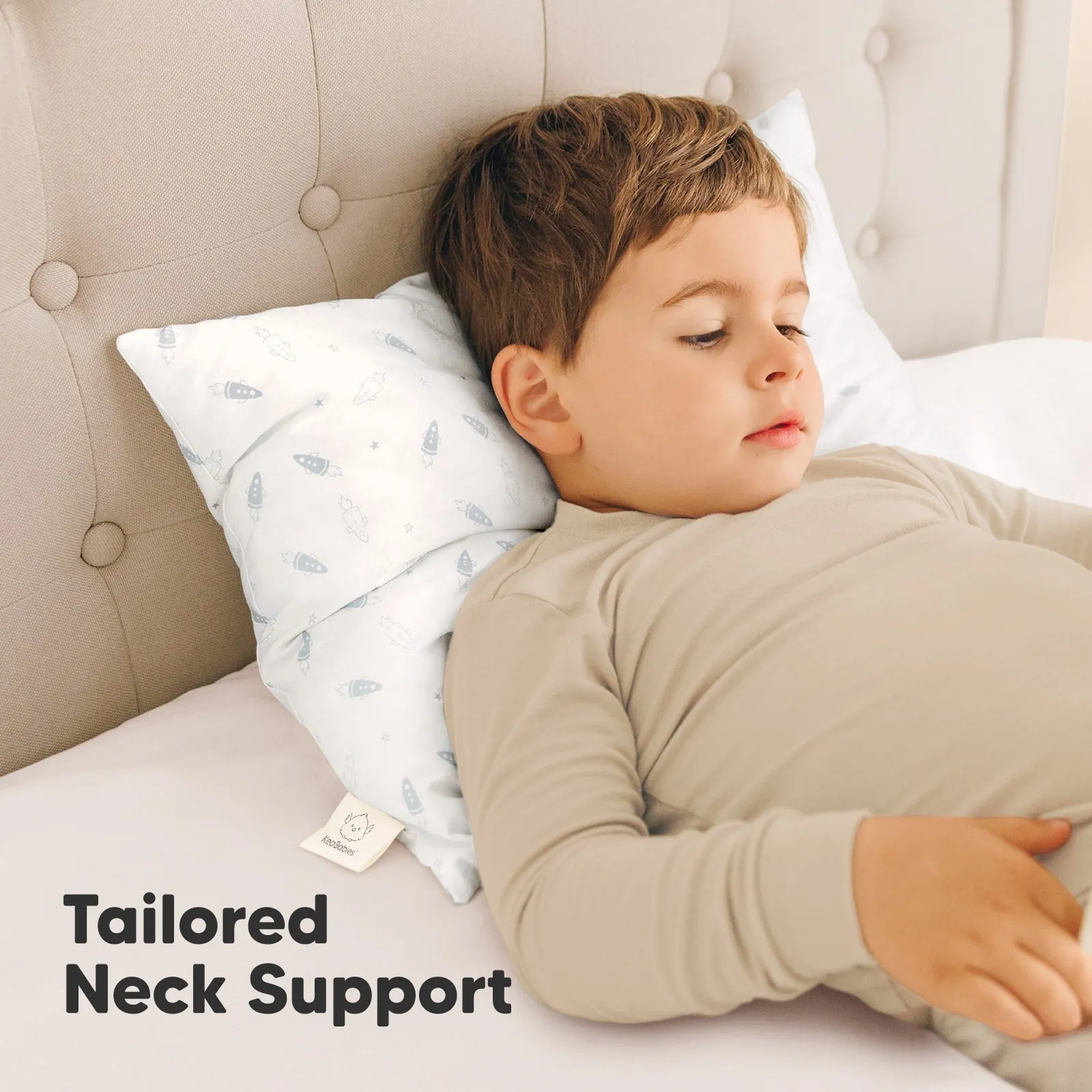 2-Pack Toddler Pillows (Spacecrafts)