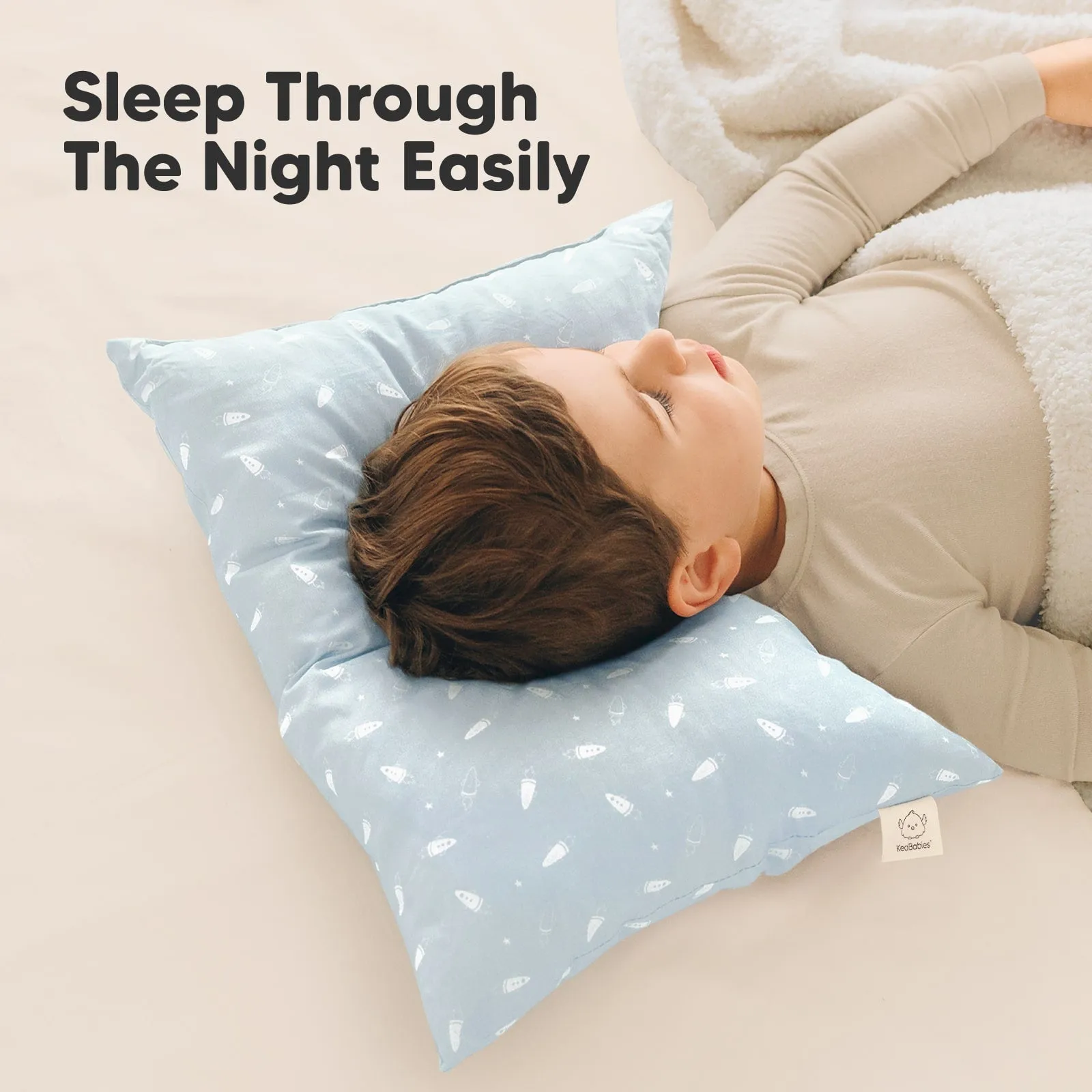 2-Pack Toddler Pillows (Spacecrafts)