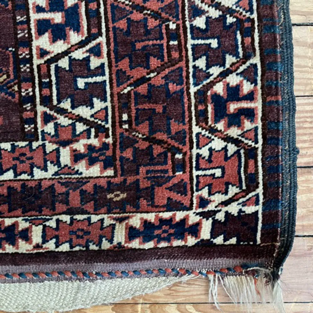 4’6” x 5’3" Antique Caucasian Rug #6