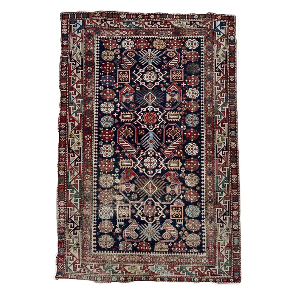 6’1” x 3’11" Antique Caucasian Rug