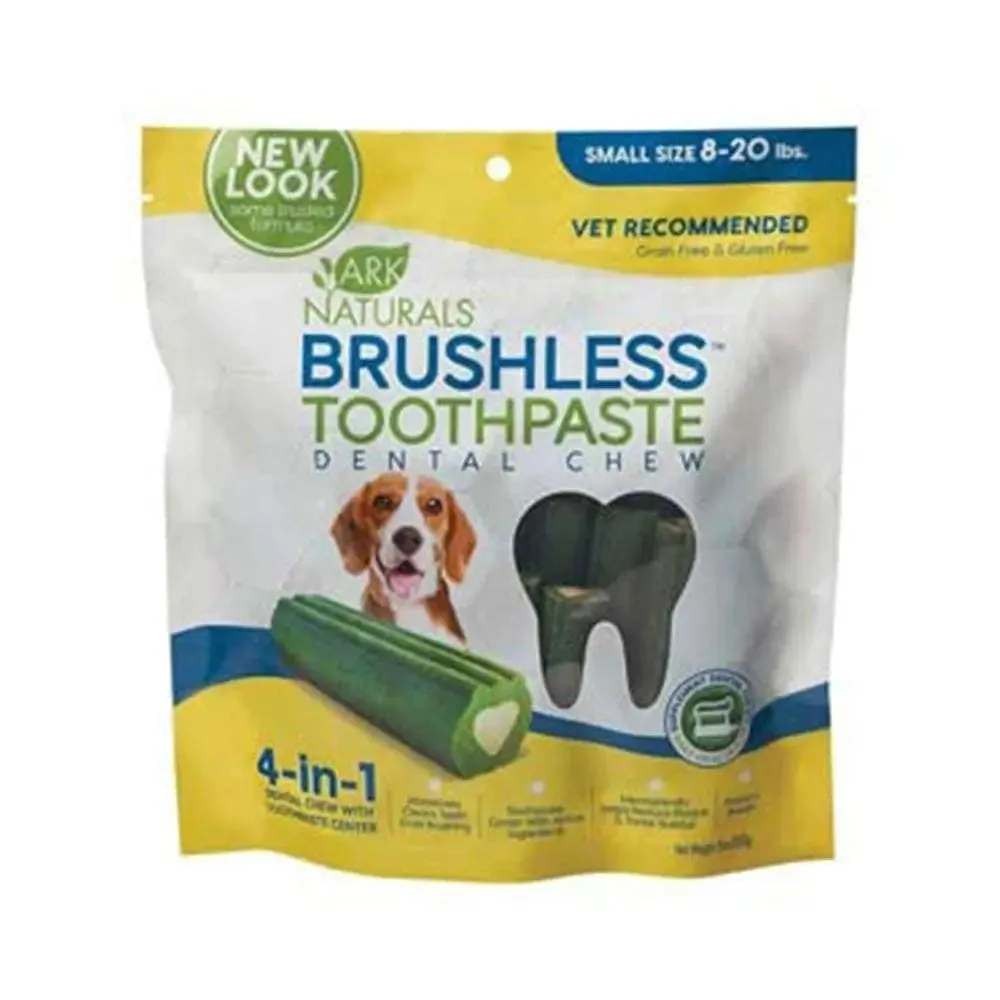 Ark Naturals® Brushless™ Toothpaste Dental Chews for Dog Small X 12 Oz