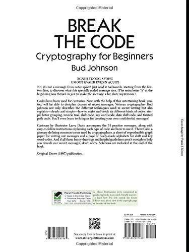 Break the Code: Cryptography for Beginners (Dover Children's Activity Books)