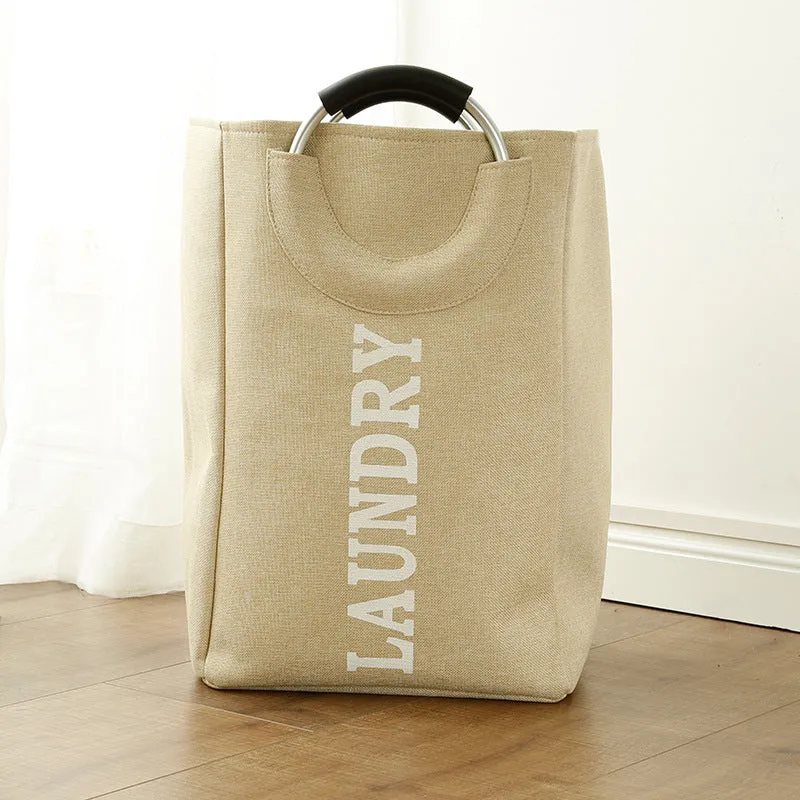 Collapsible Laundry Bag Beige