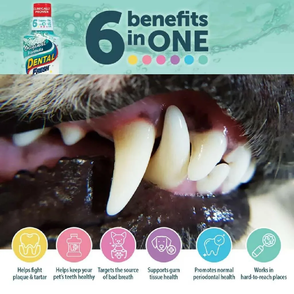 Dental Fresh Original Formula Water Additive for Dogs & Cats