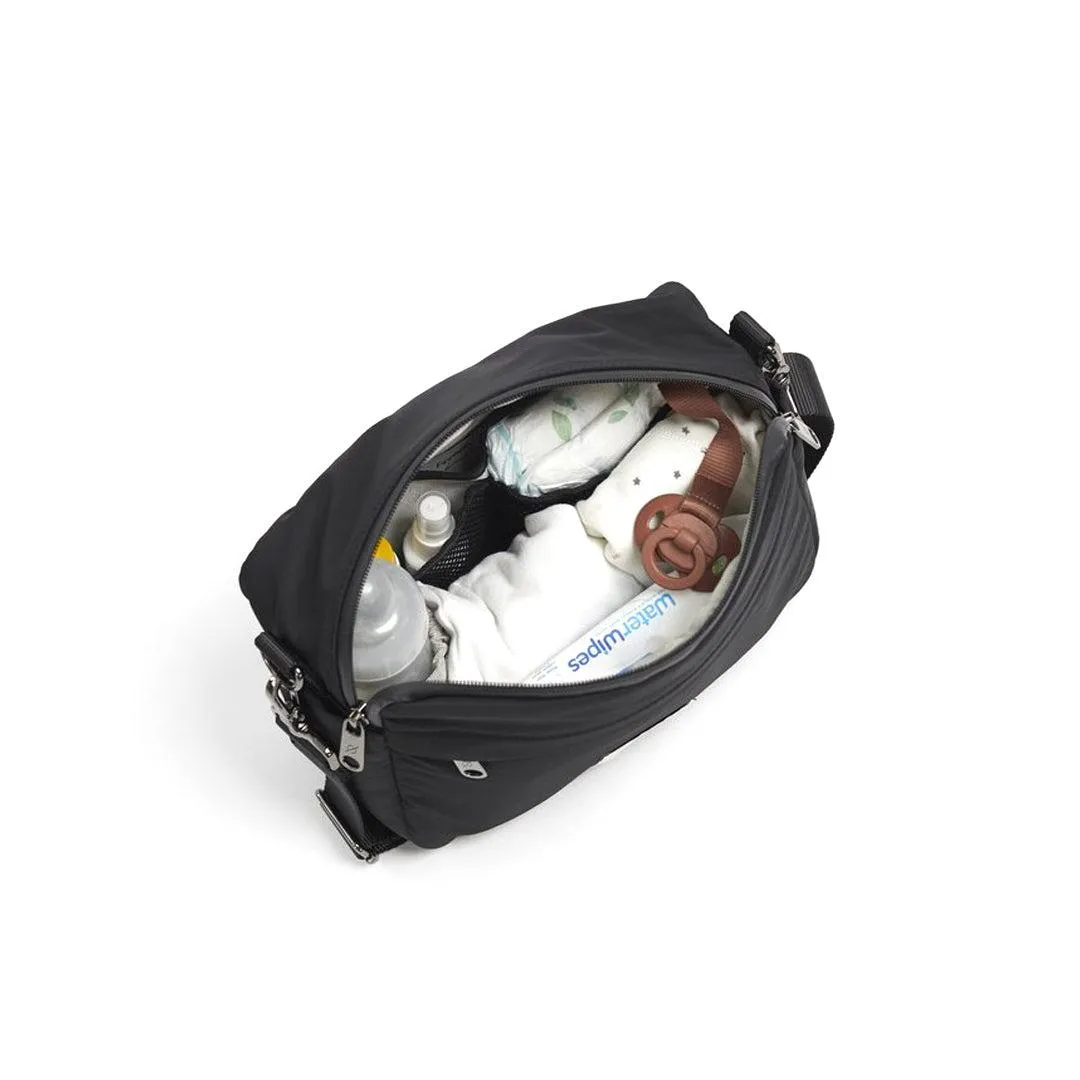 Finnson Frida Eco Stroller Organiser With Stroller Clips - Black