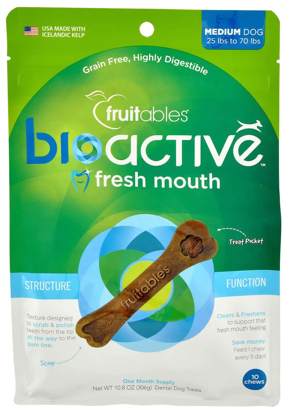 Fruitables BioActive Fresh Mouth Dental Chews