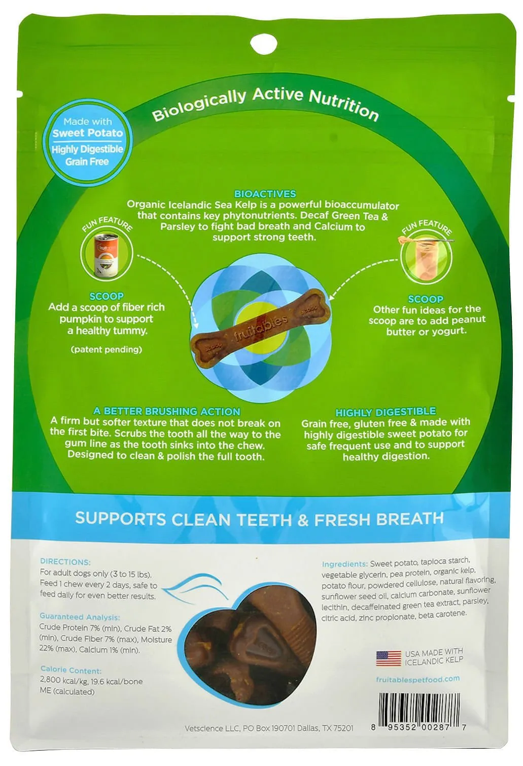 Fruitables BioActive Fresh Mouth Dental Chews