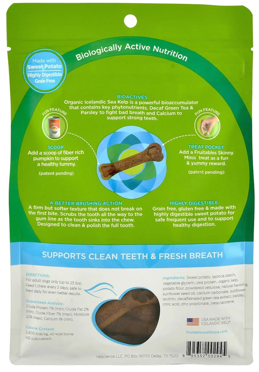 Fruitables BioActive Fresh Mouth Dental Chews