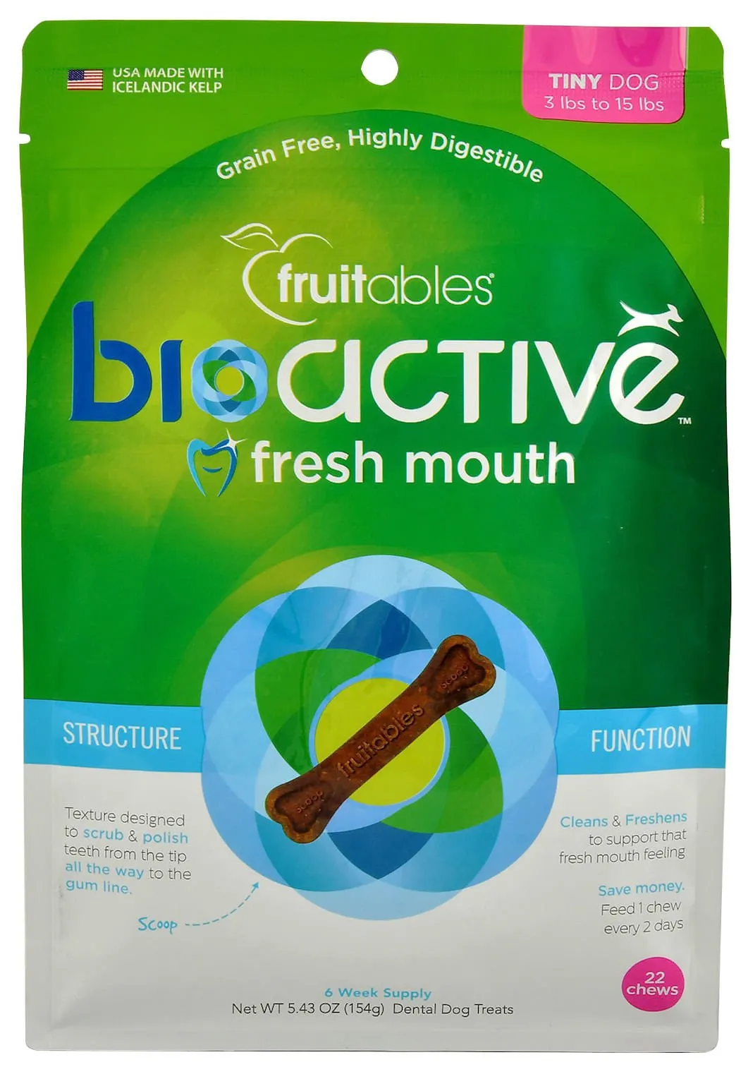 Fruitables BioActive Fresh Mouth Dental Chews