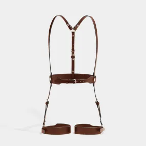 FULL CLASSIC SUSPENDER HARNESS BROWN