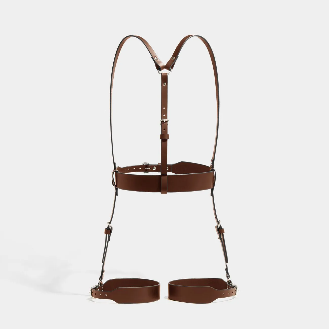 FULL CLASSIC SUSPENDER HARNESS BROWN