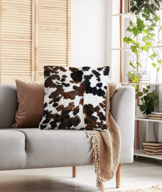 Fur Pattern Cushion Cover Without Filler