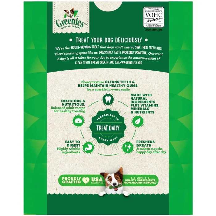 GREENIES Original Regular Dental Treats, 27 Count