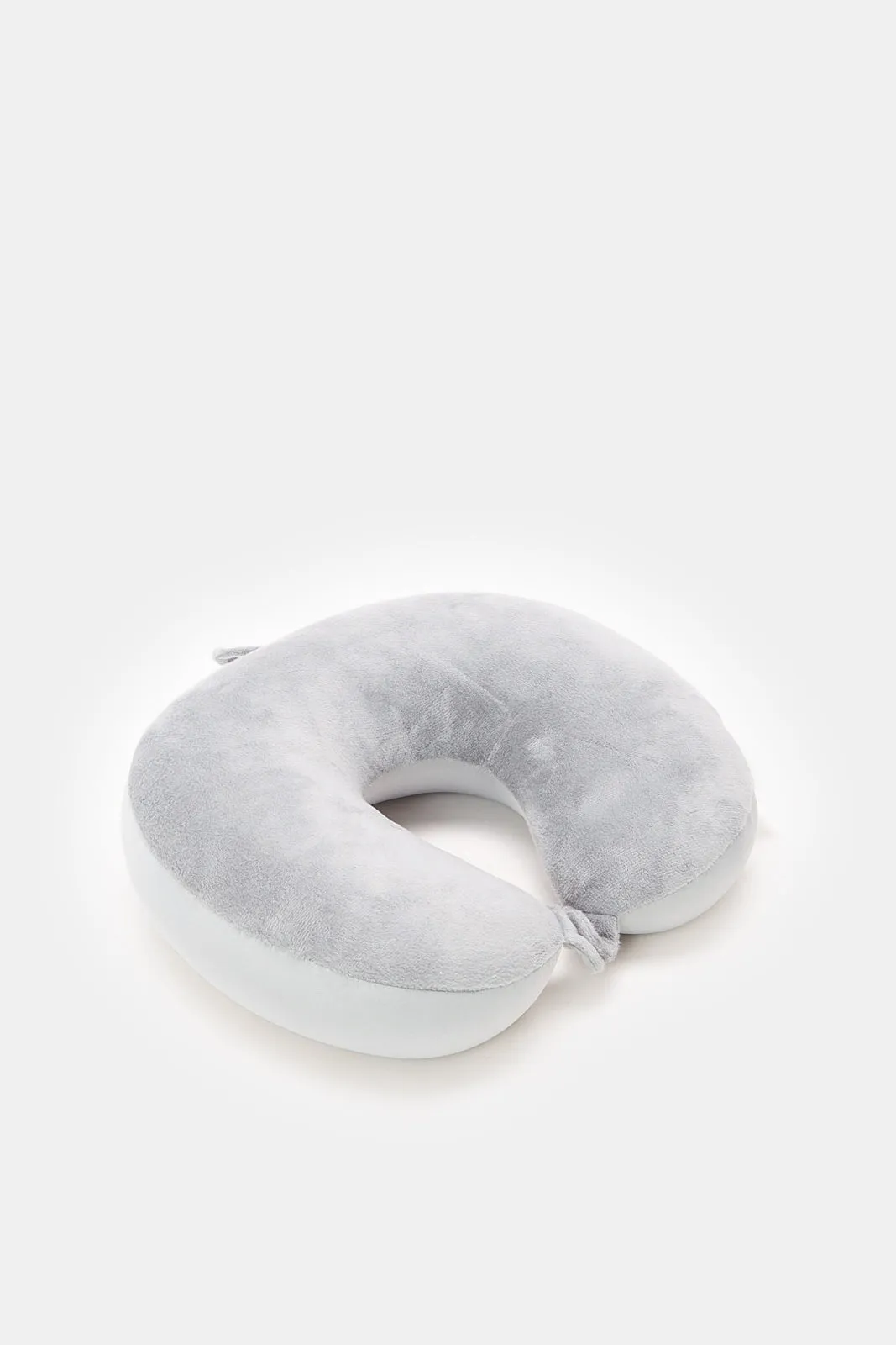 Grey Microbeads Neck Pillow