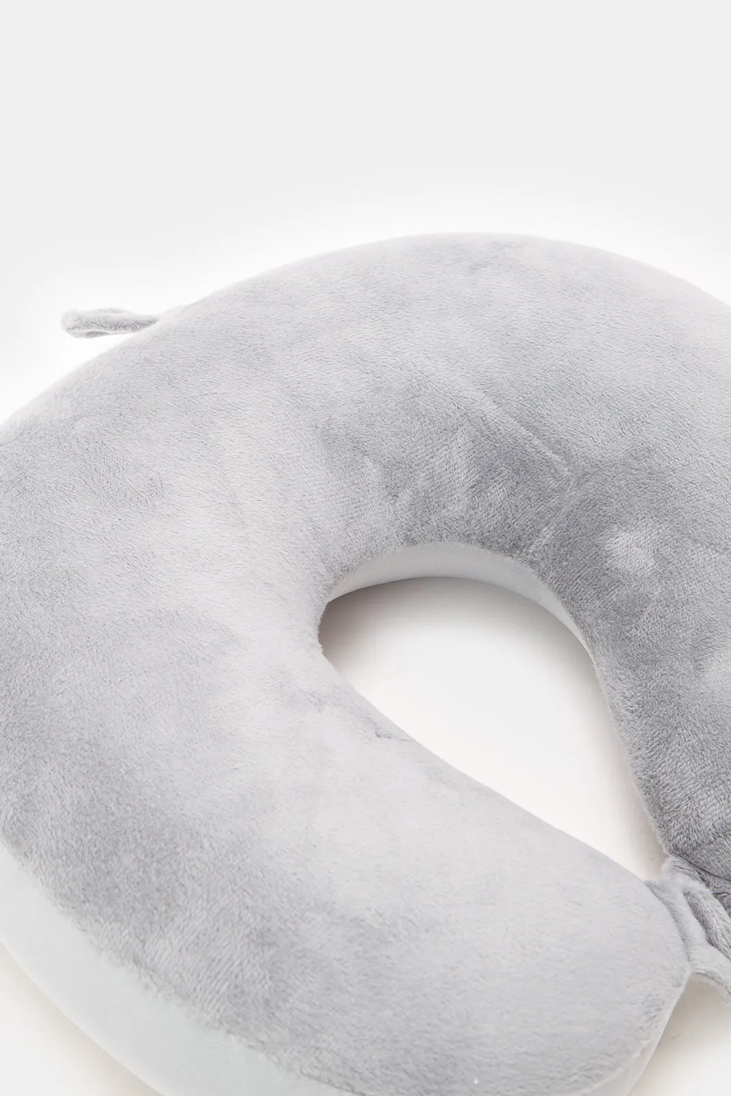 Grey Microbeads Neck Pillow