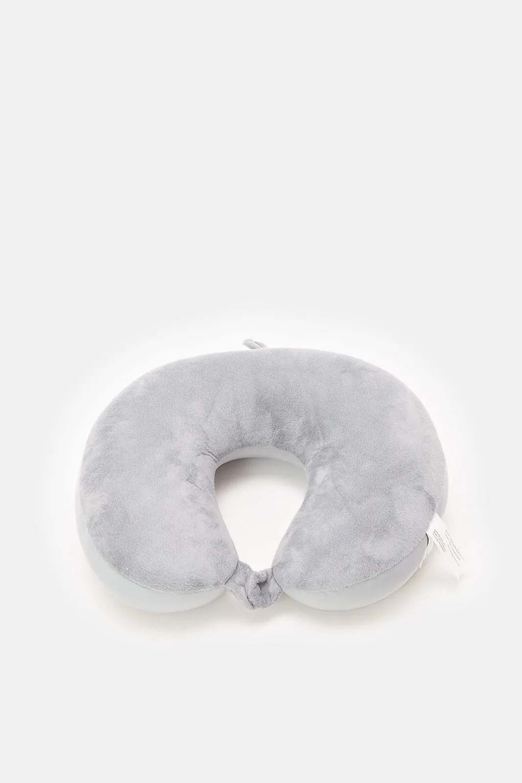 Grey Microbeads Neck Pillow