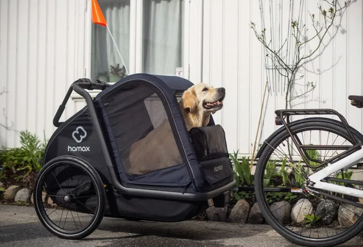 Hamax Pluto Multi-functional Dog Stroller & Dog Bike Trailer | Large