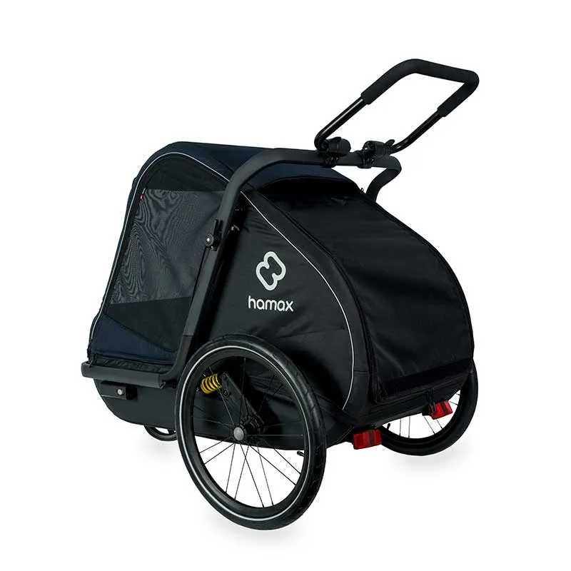 Hamax Pluto Multi-functional Dog Stroller & Dog Bike Trailer | Large