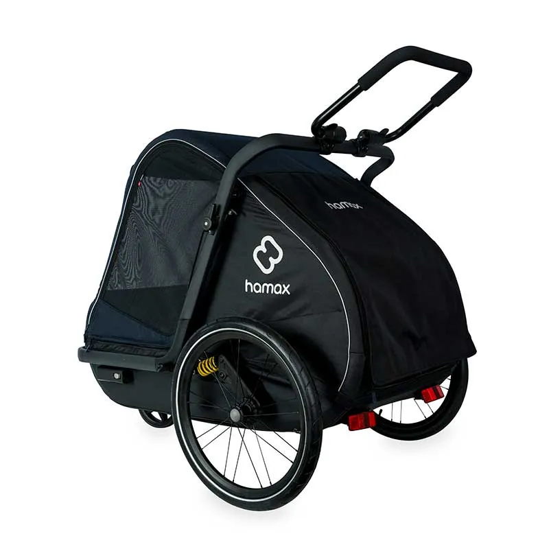 Hamax Pluto Multi-functional Dog Stroller & Dog Bike Trailer | Large