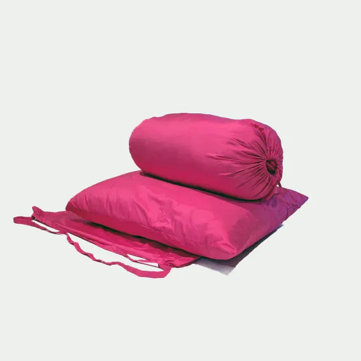 head heaven® travel pillow, pillowcase, and knapsack in colors