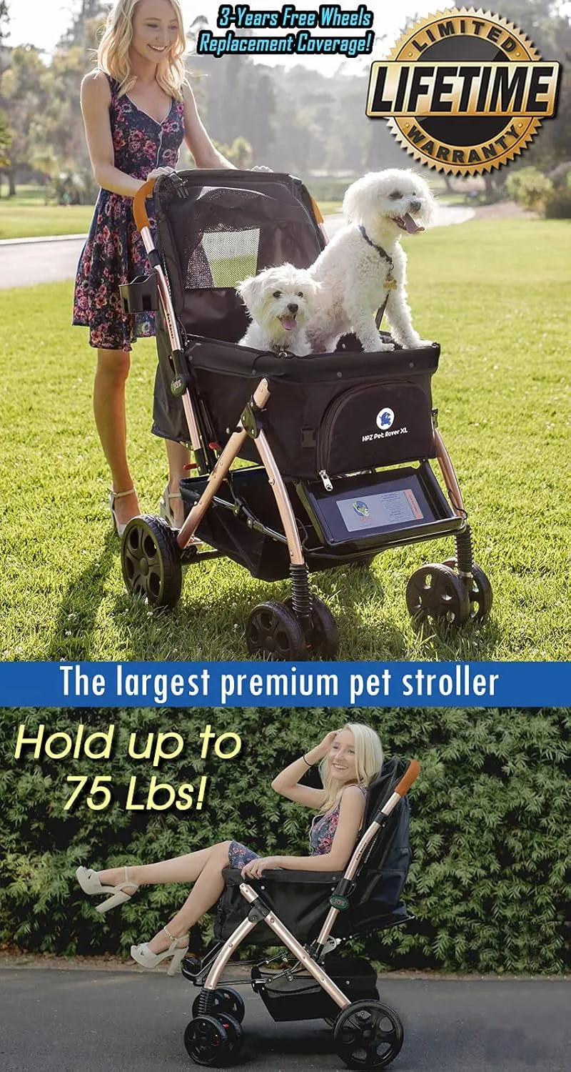 HPZ Pet Rover XL Stroller | Extra-Long Expandable