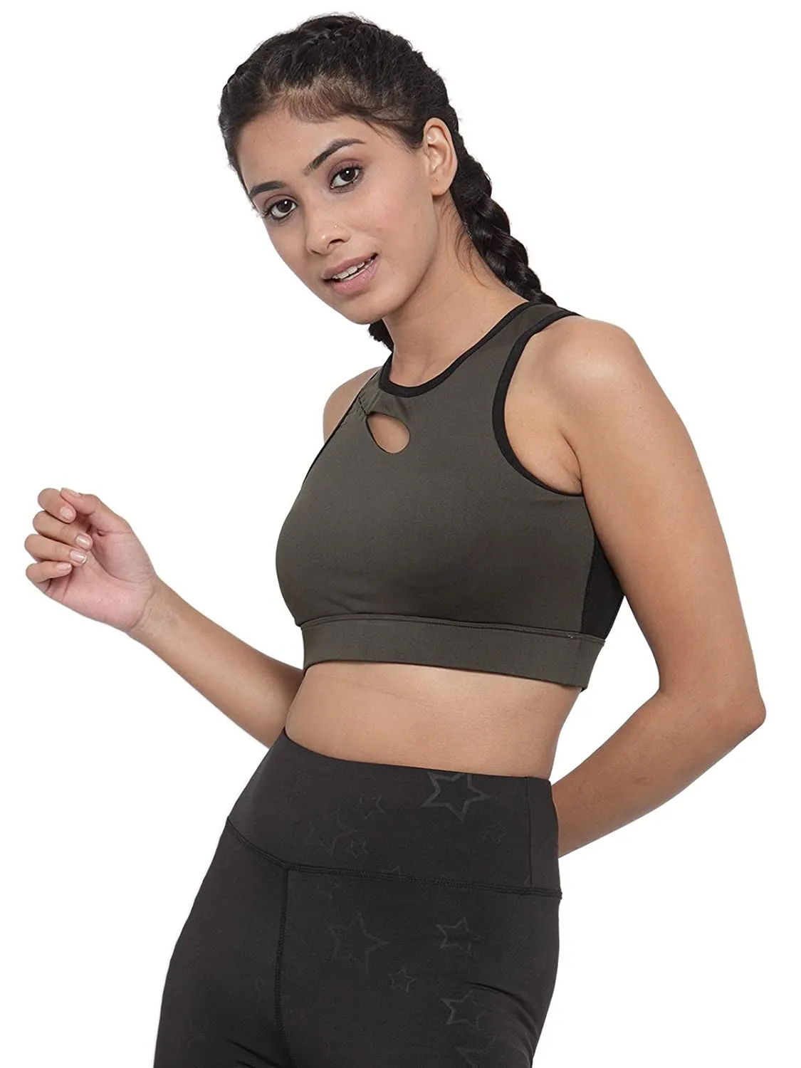 Invincible Women's Front Hole Sports Bra