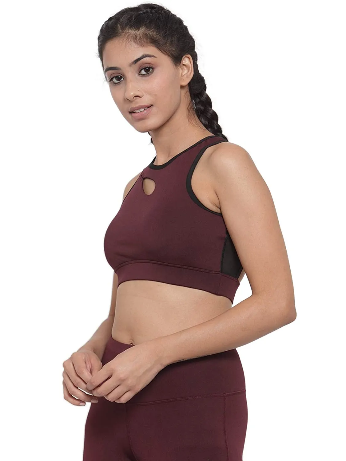 Invincible Women's Front Hole Sports Bra