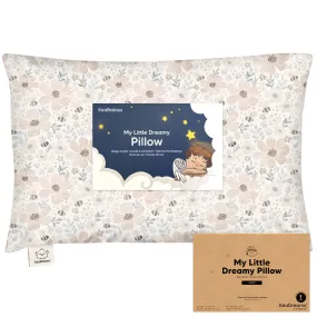 Jumbo Toddler Pillow with Pillowcase (Floral Vale)