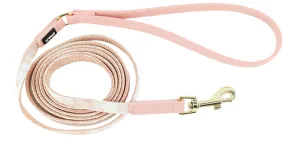 Li'l Pals Dog Leash MrblCnvsOvrly Pink Petite 3/8"x6'