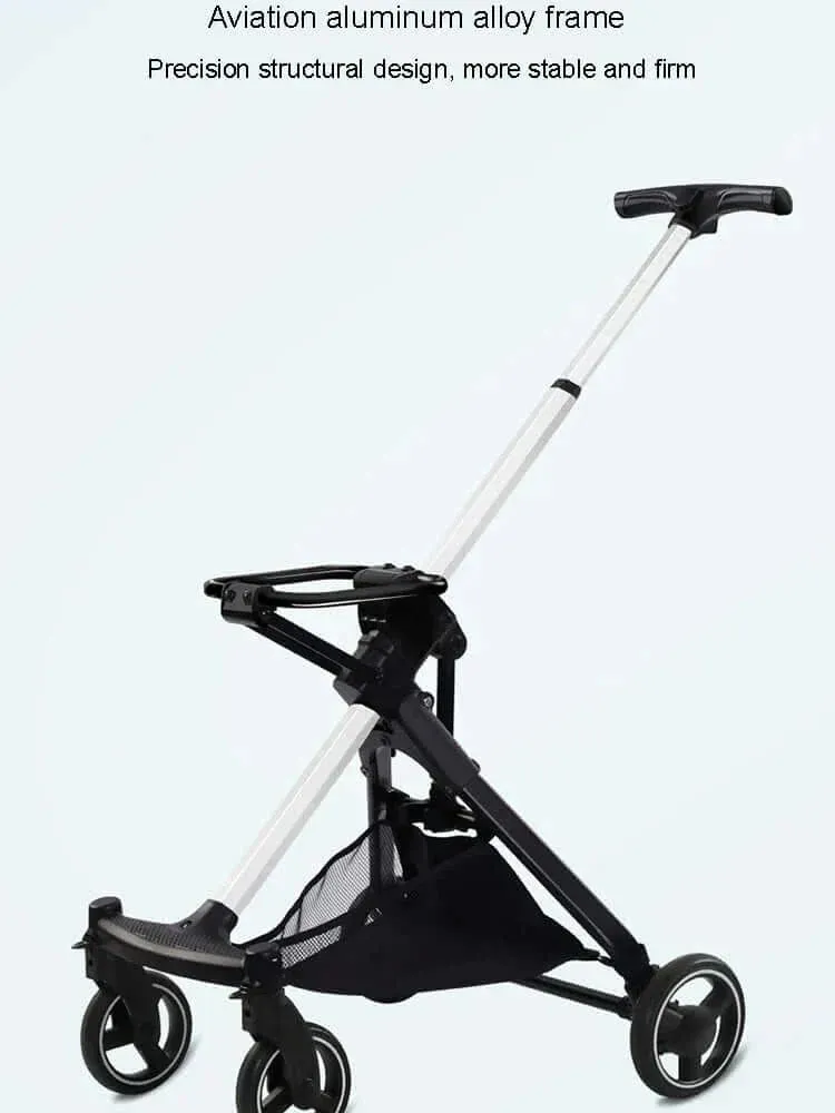 Luxury Ride for Paws: Foldable Stroller for Small & Medium Pets