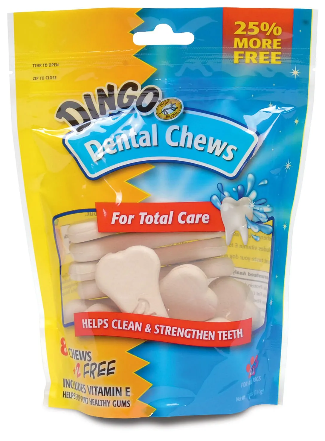 Mini Dingo Dental Chews, 24 ct.