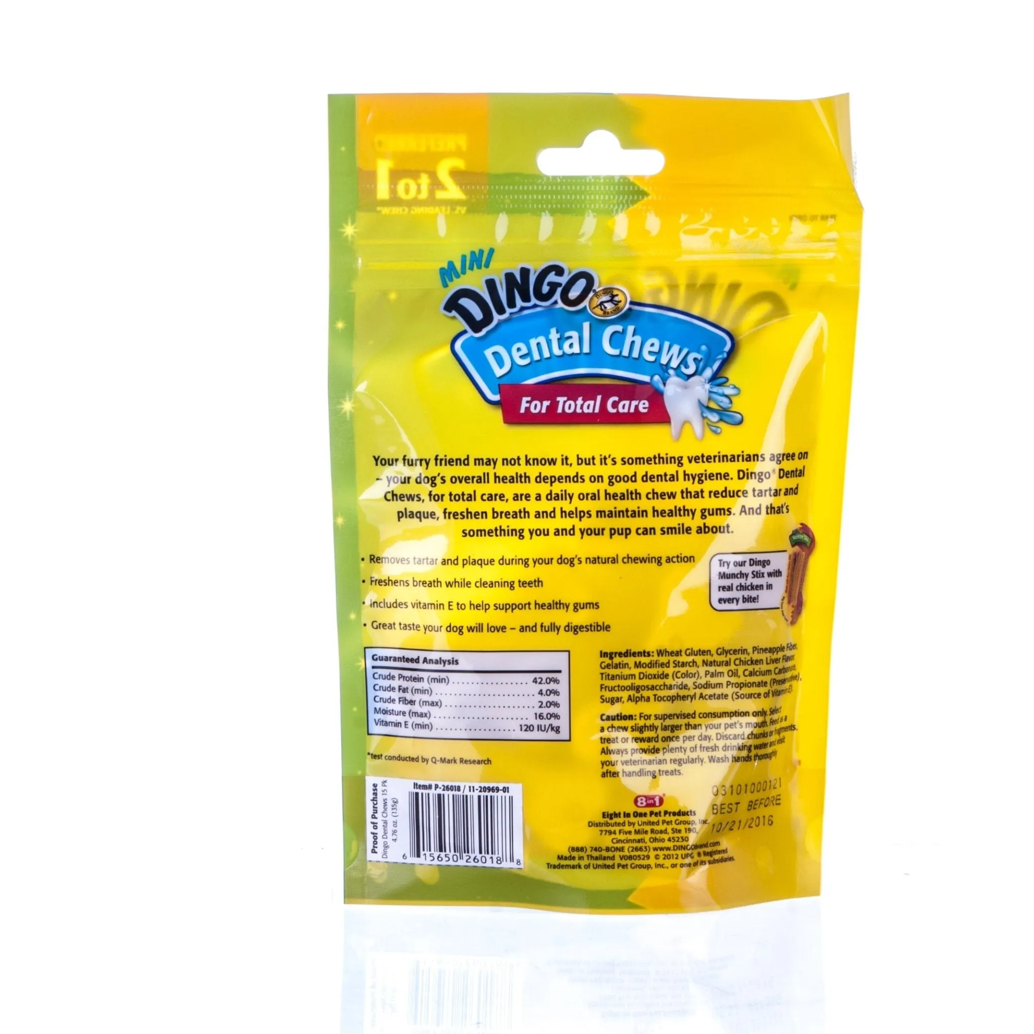 Mini Dingo Dental Chews, 24 ct.