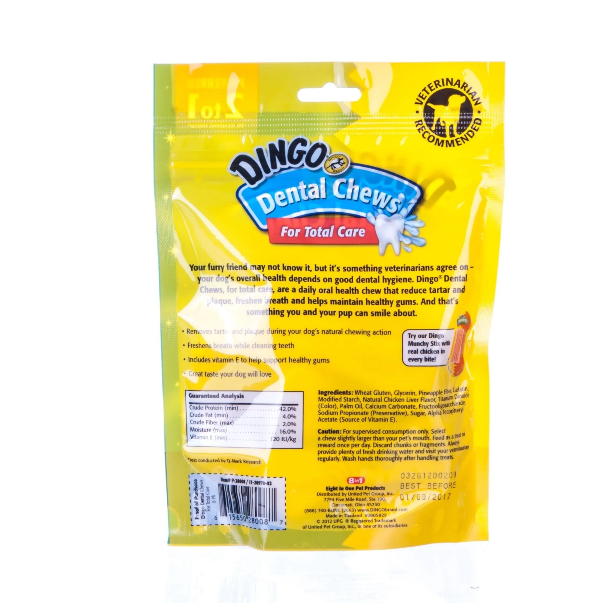 Mini Dingo Dental Chews, 24 ct.