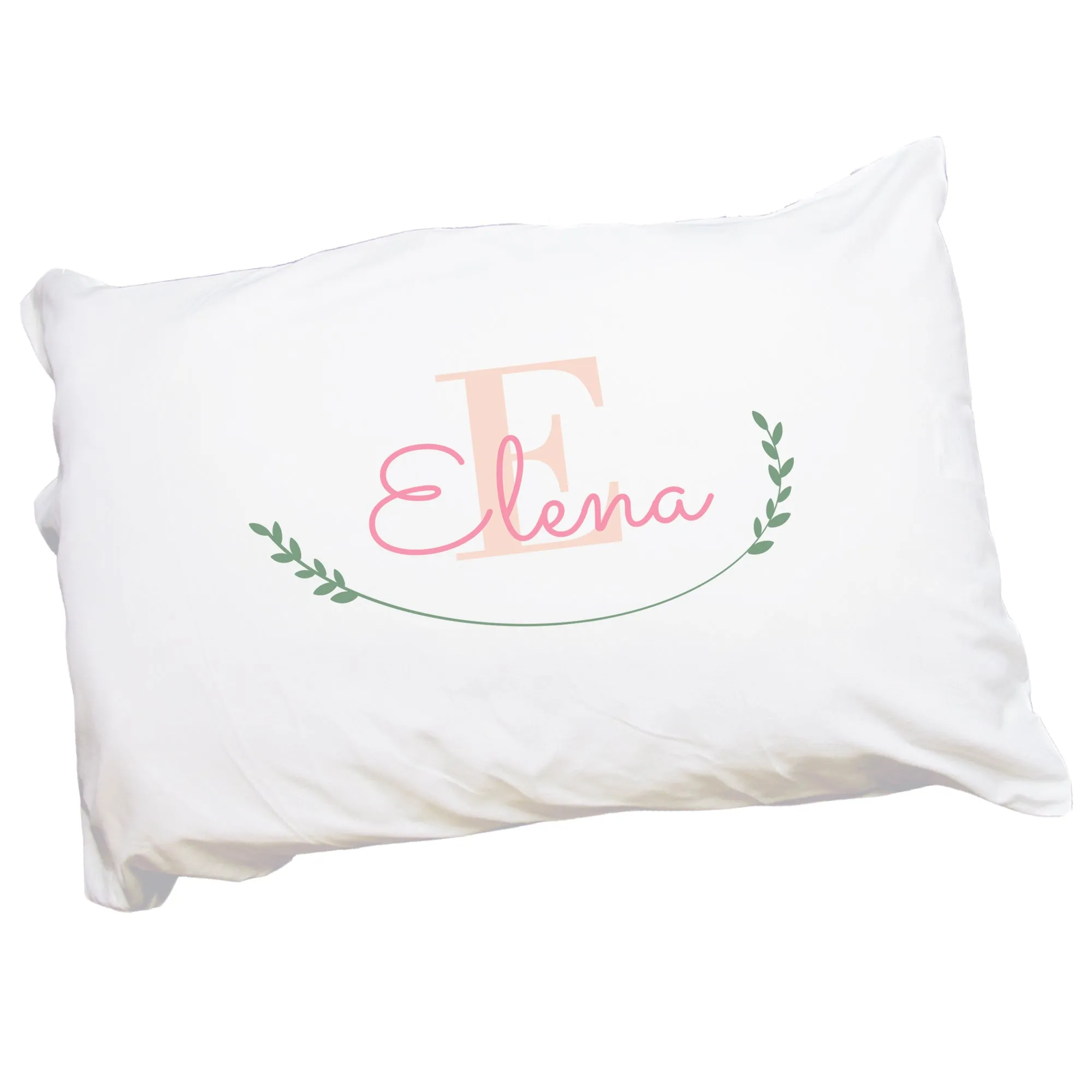 Monogrammed Pillowcase - Monogram Vine