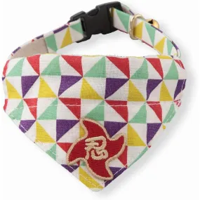 Necoichi Ninja Cat Bandana Collar Yellow