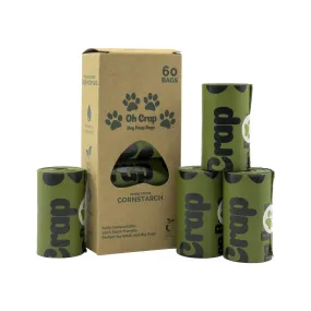 Oh Crap Compostable Dog Poop Bags 60 Pack