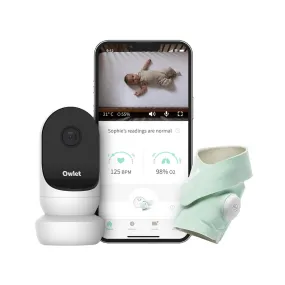 Owlet Monitor Duo 3 - Smart Sock 3   Cam 2 Video Monitor