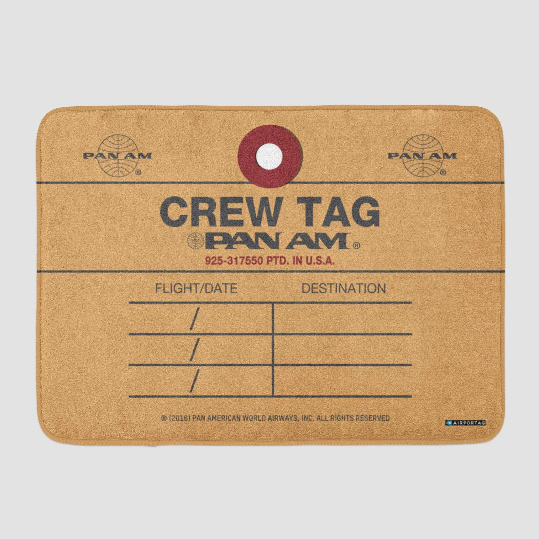 Pan Am - Crew Tag - Bath Mat