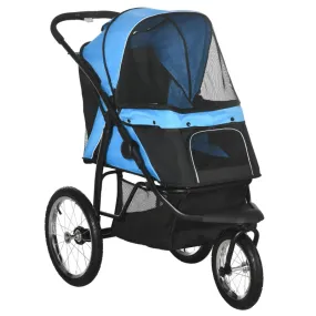 PawHut 164V 3-Wheel Dog Jogging Stroller