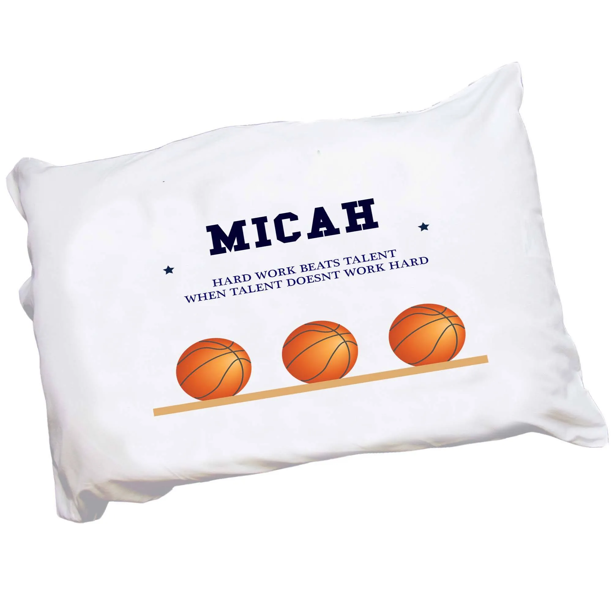 Personalized Basksetball Pillowcase