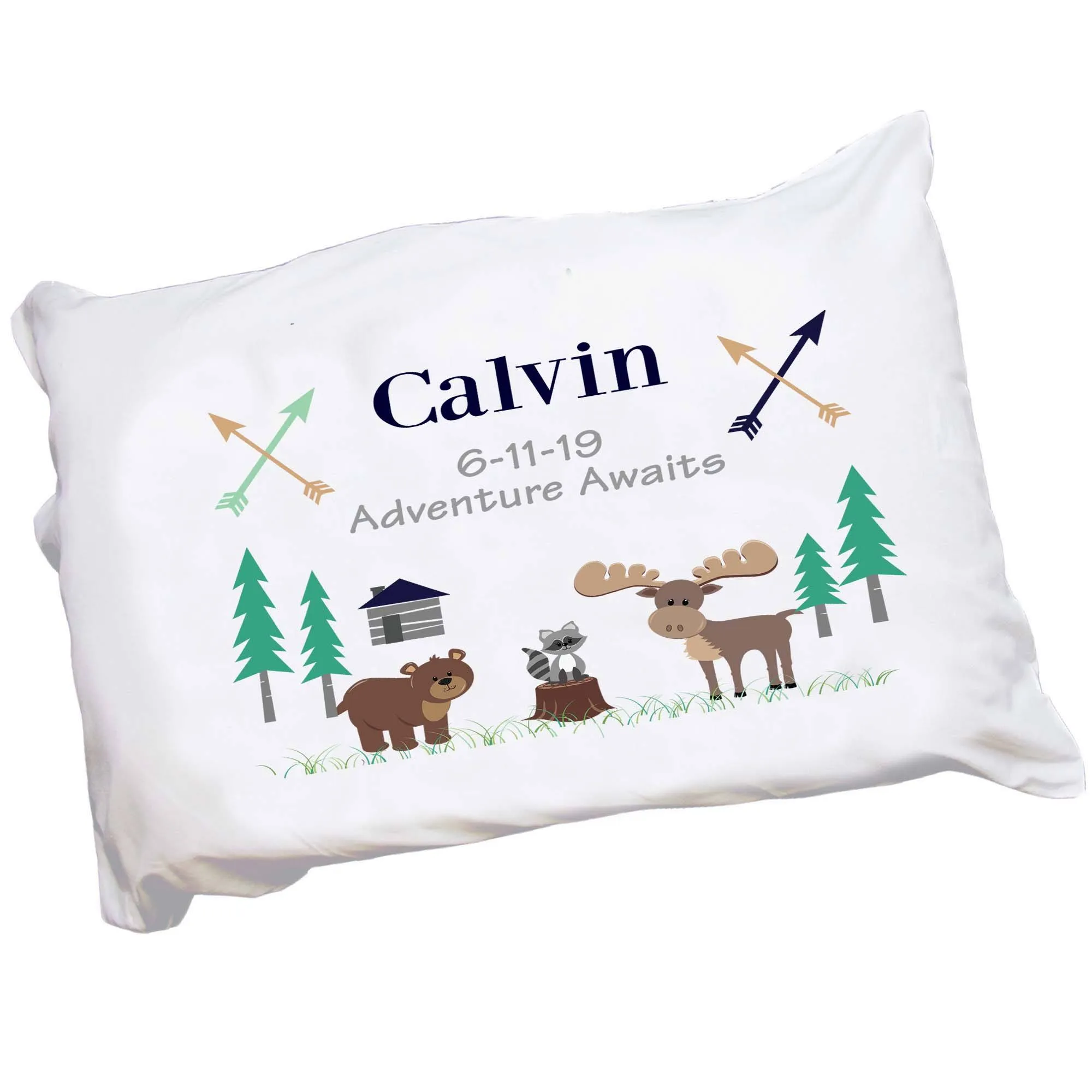 Personalized North Woodland Pillowcase