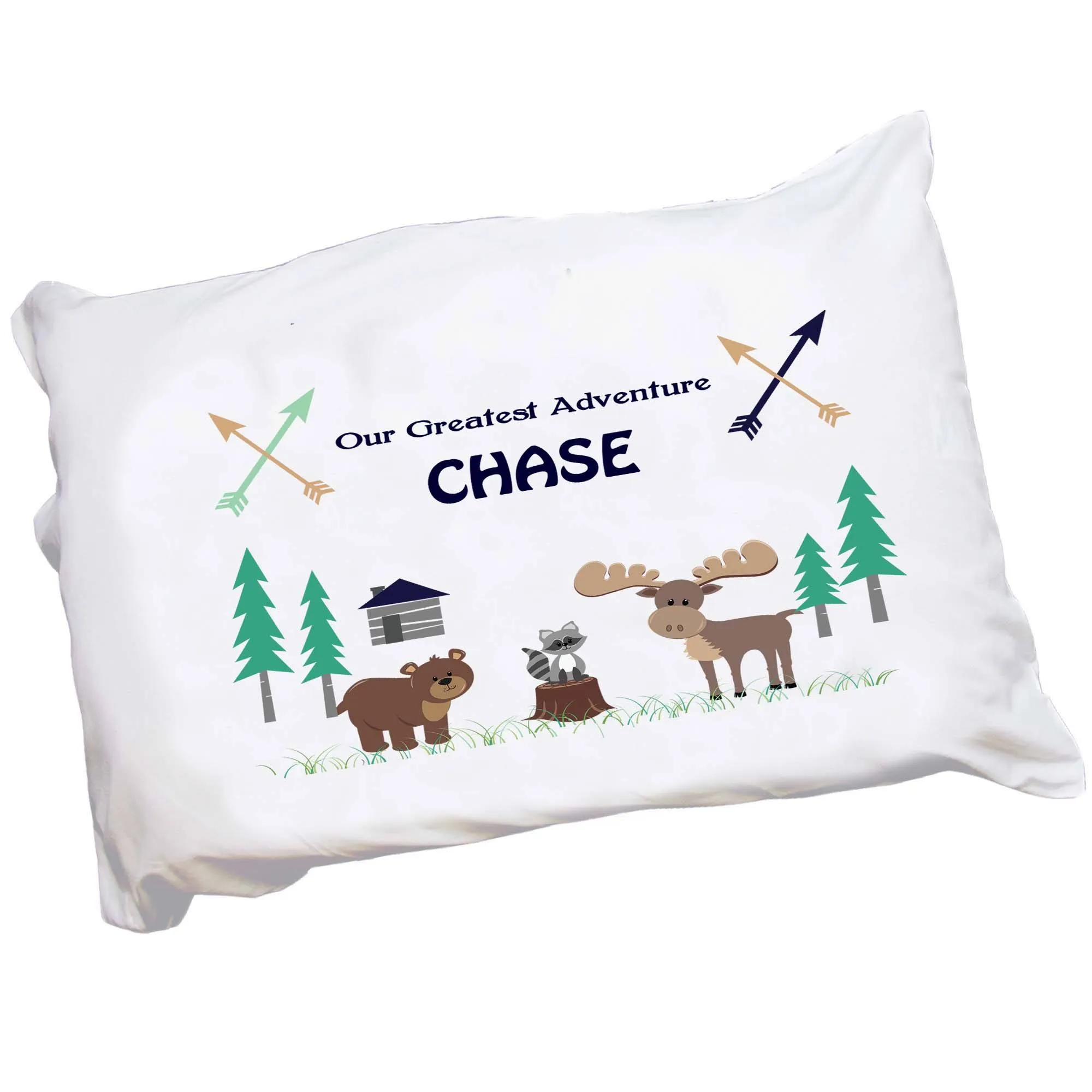 Personalized North Woodland Pillowcase