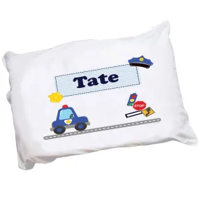 Personalized Police Pillowcase