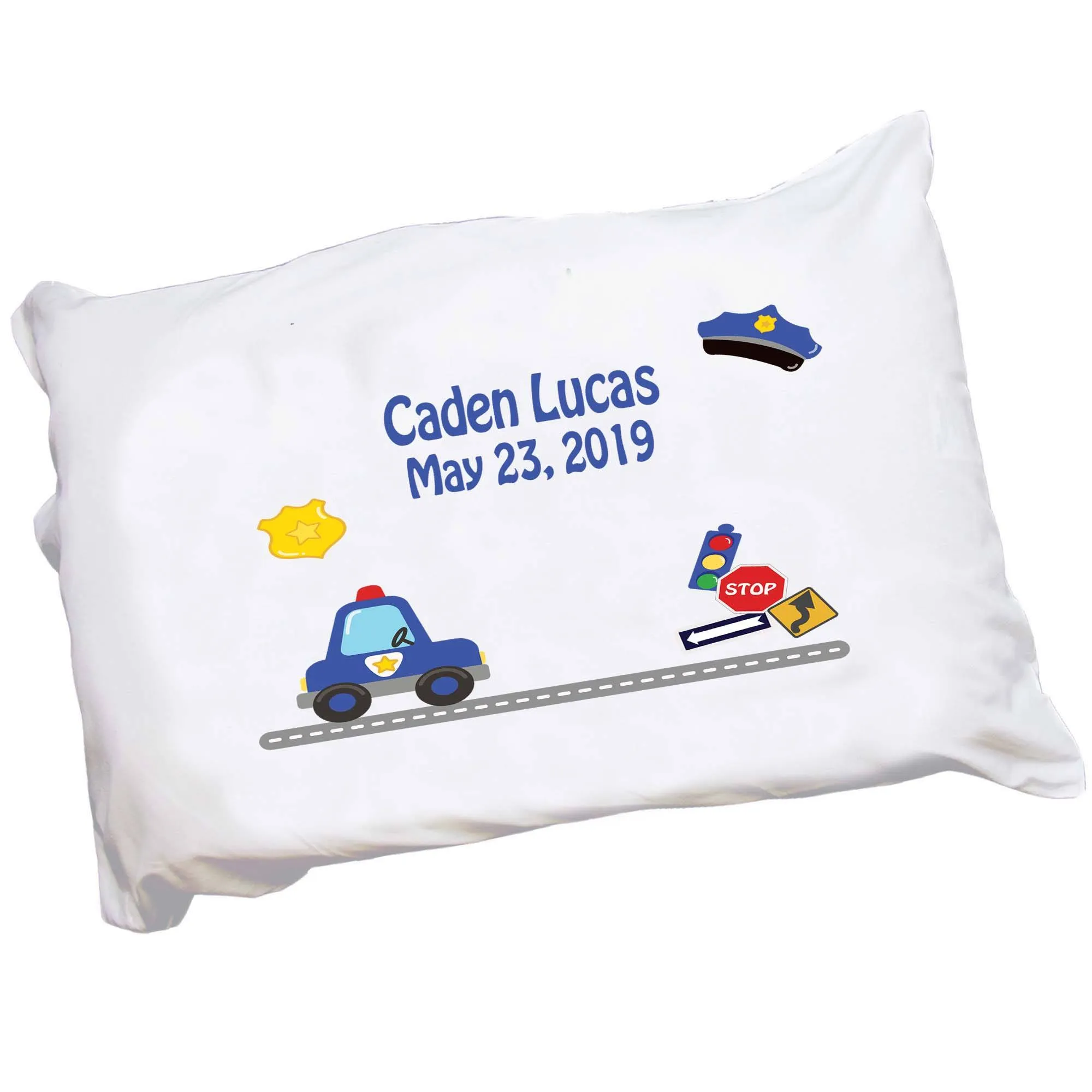 Personalized Police Pillowcase