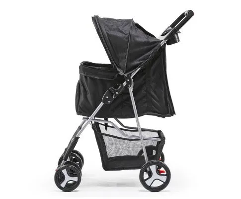 Pet Stroller Foldable Pram 4 Wheels