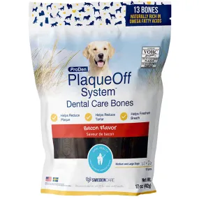 ProDen PlaqueOff System Dental Chews Bacon Flavor for Dogs - 17 oz