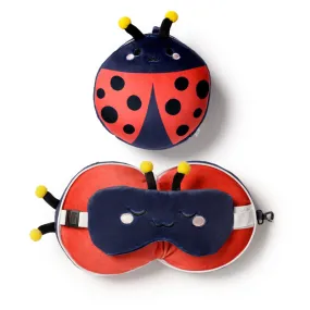 Relaxeazzz Travel Pillow & Eye Mask - Adorabugs Ladybug CUSH310