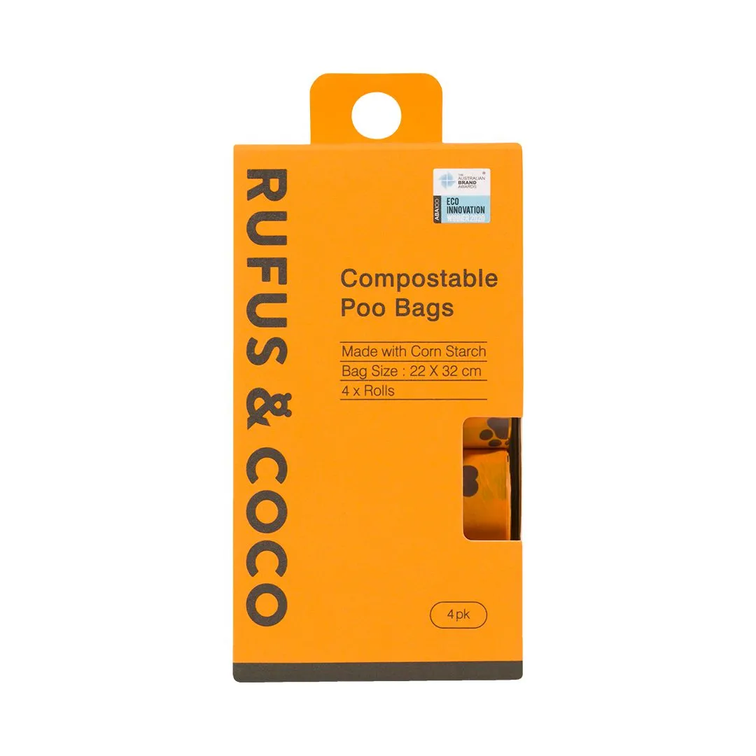 Rufus & Coco Do Good Biodegradable Poo Bags 40 Pack