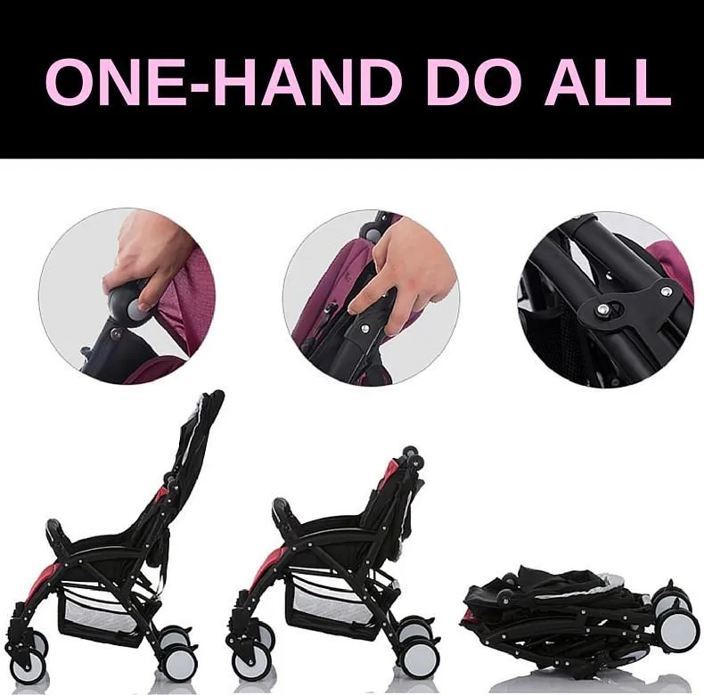 Shoppy One-Hand Foldable Baby Stroller